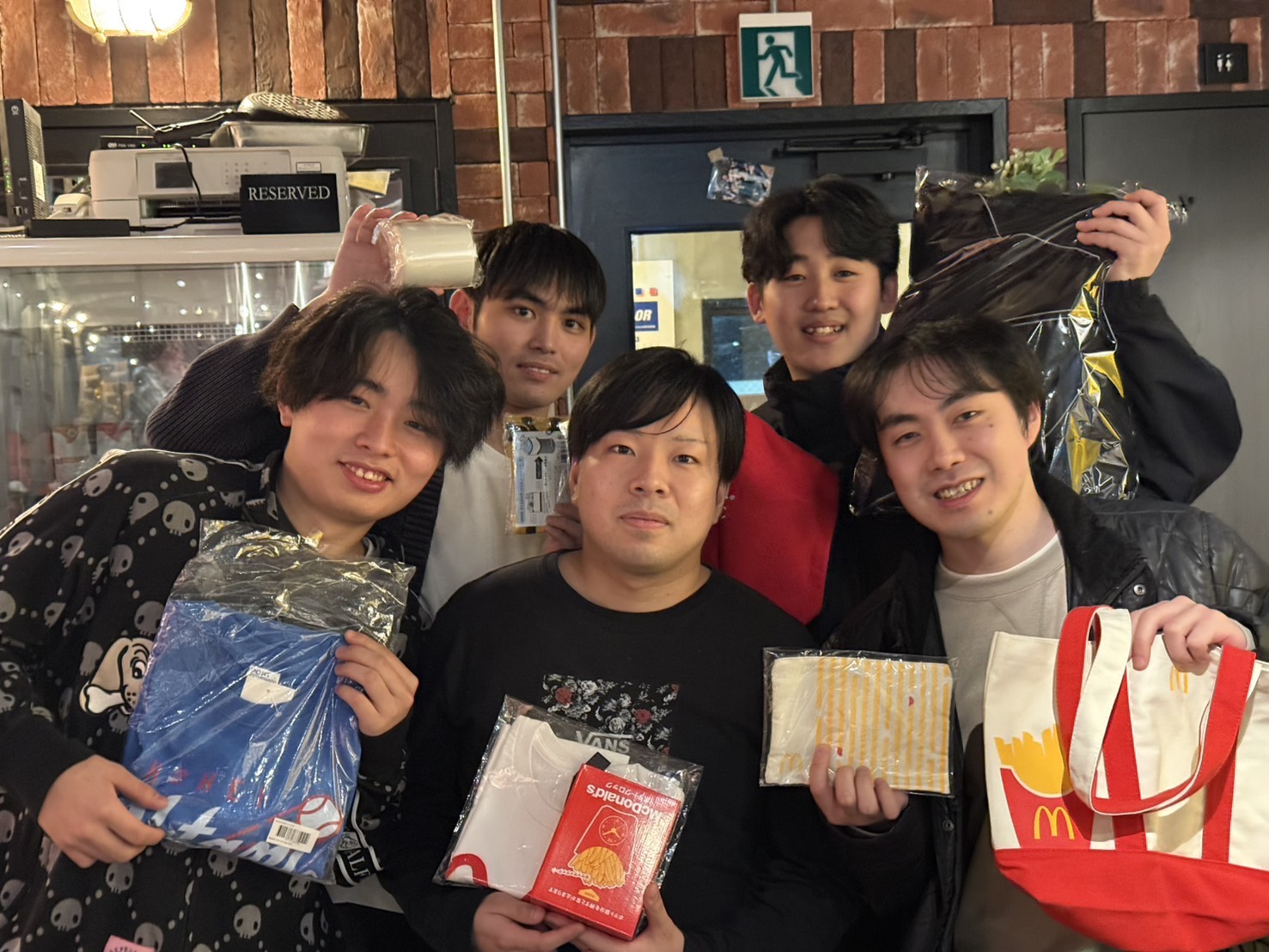 ボーリングの表彰式